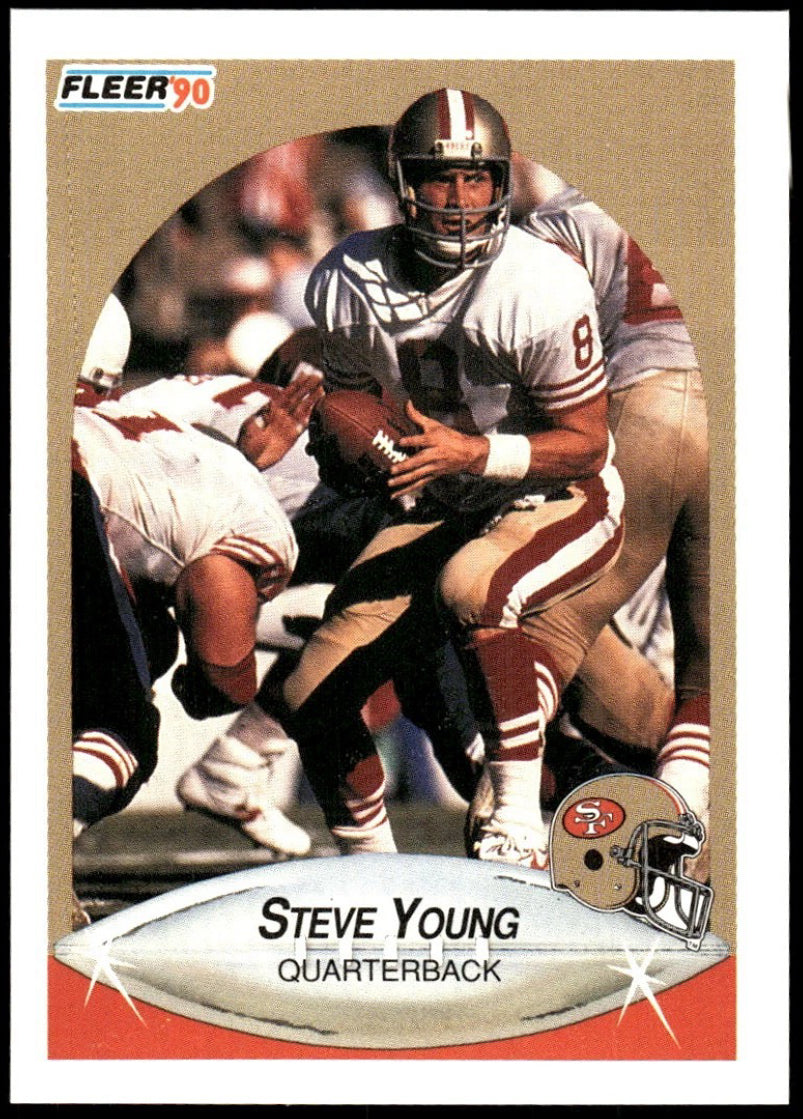 1990 Fleer Premier Edition #17 Steve Young San Francisco 49ers