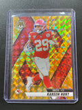 2025 Panini Mosaic Kareem Hunt Yellow #35 Chiefs
