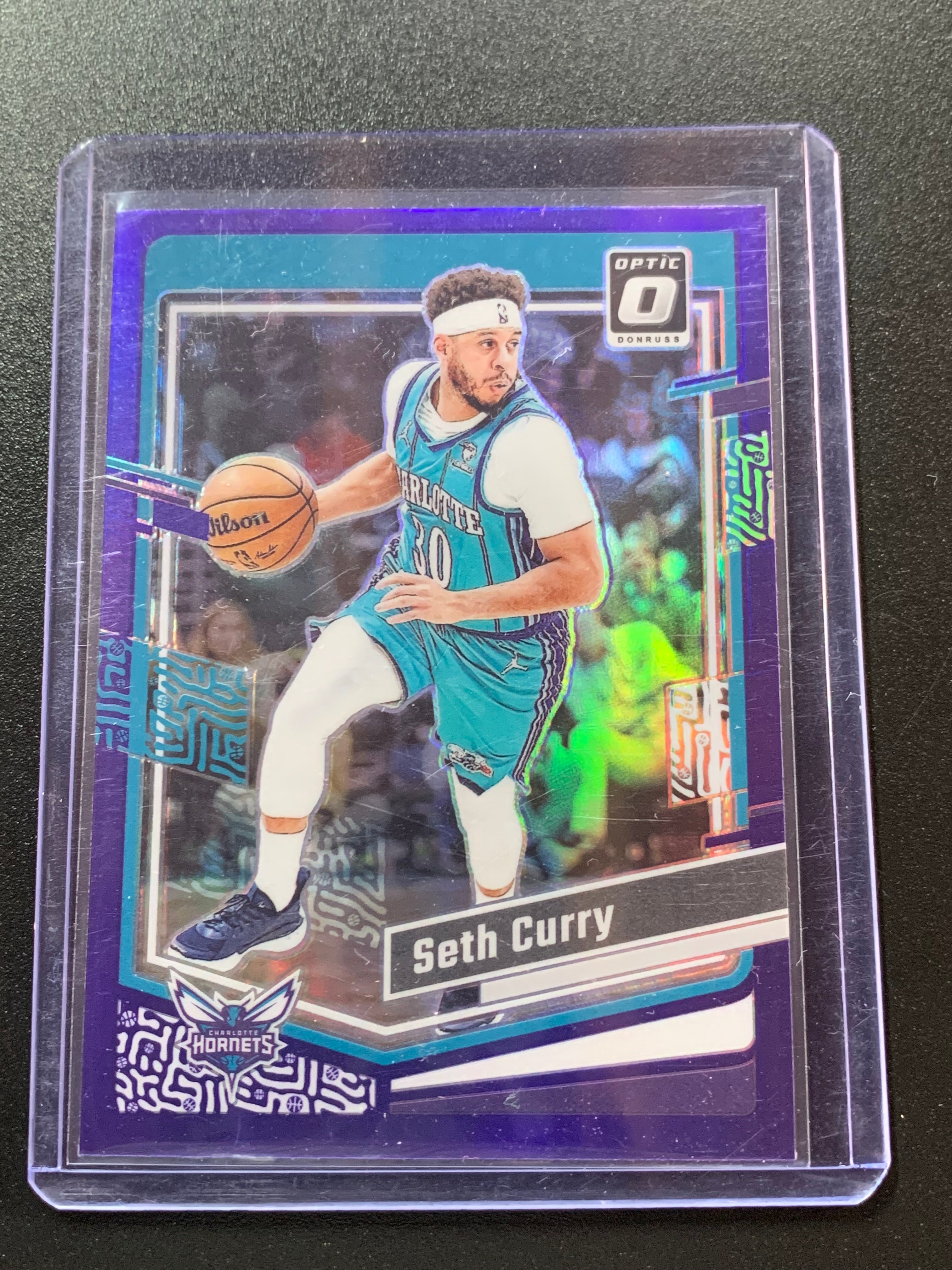 2023-24 Panini Donruss Optic Purple Seth Curry #193 Hornets
