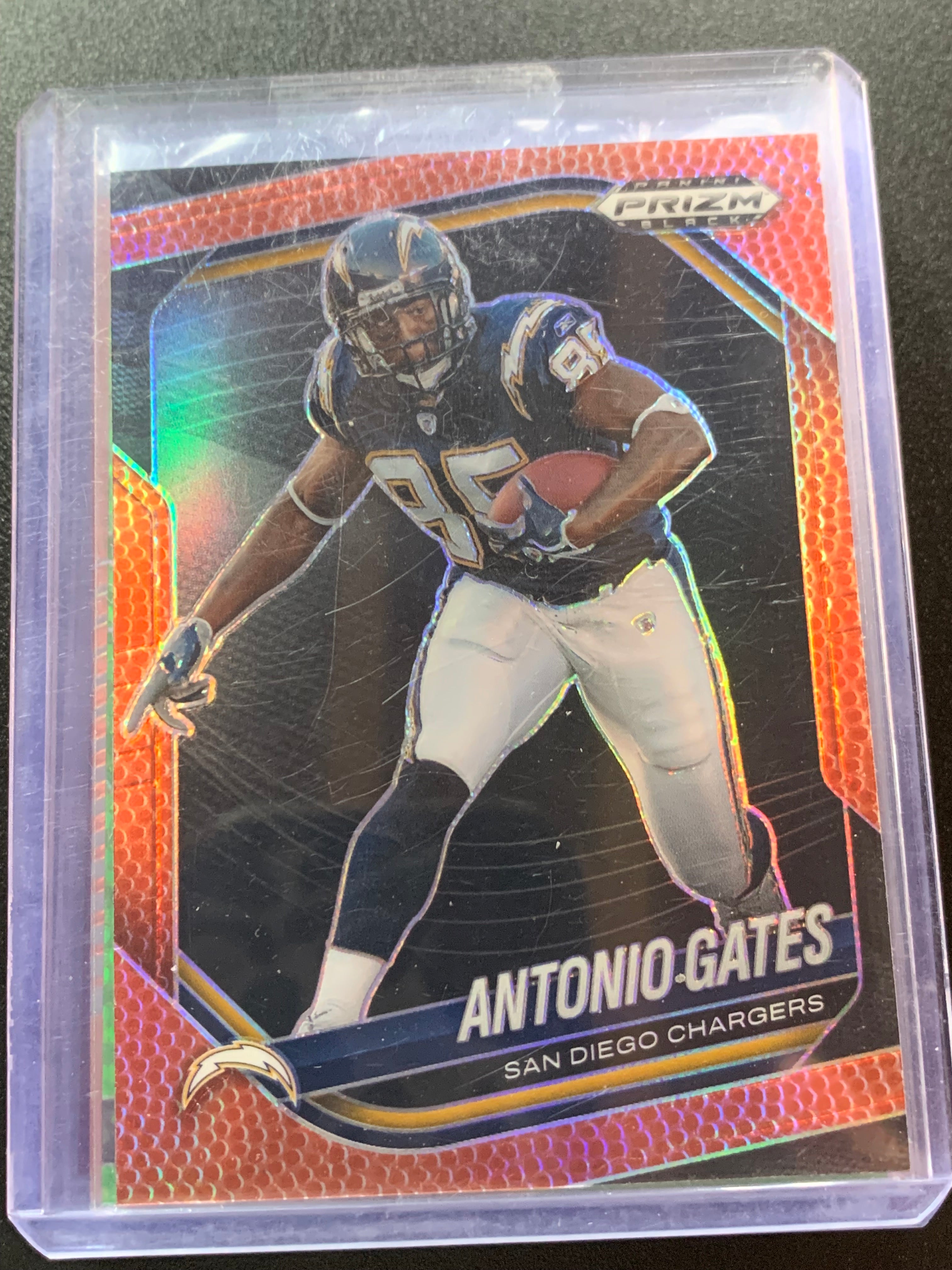 2025 Panini Prizm Black Antonio Gates #126 Football 68/225 Chargers