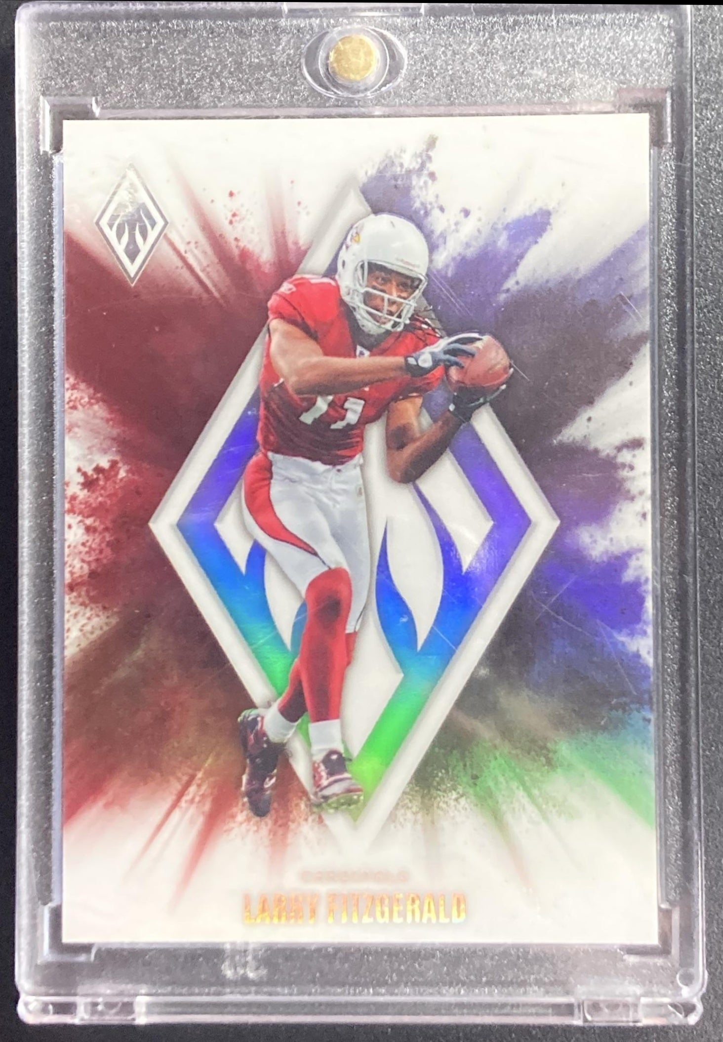 2025 Panini Phoenix Larry Fitzgerald #22 Color Blast SSP Cardinals