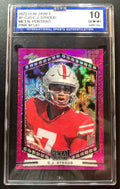 2022 Leaf Draft C.J. Stroud #P-CJS Metal Portrait Mojo Black RC Buckeyes ISA 9