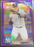 2016 Bowman Draft Gleyber Torres #BDC-143 Chrome Purple Refractor /250