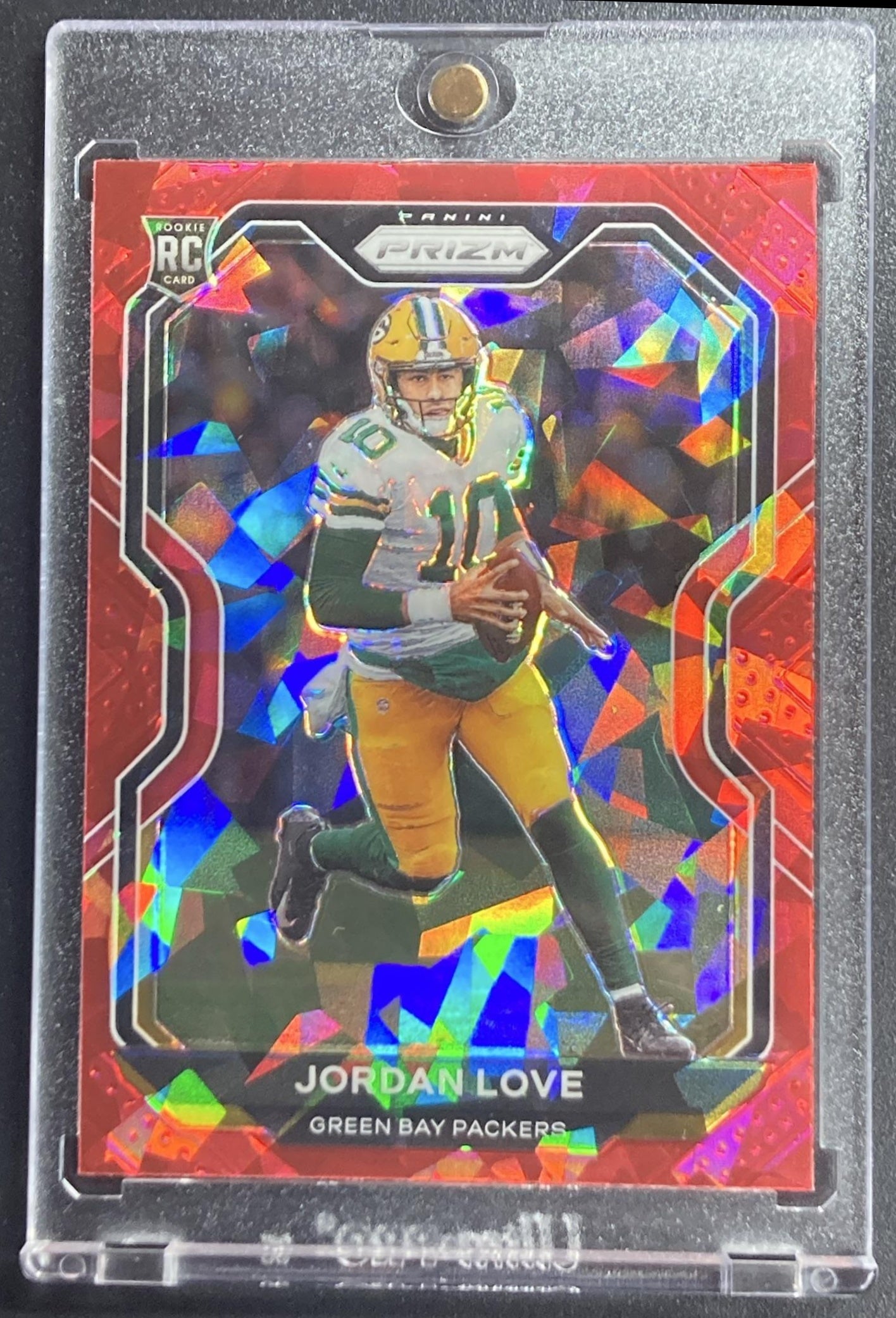 2020 Panini Prizm Jordan Love #363 Red Ice RC Packers